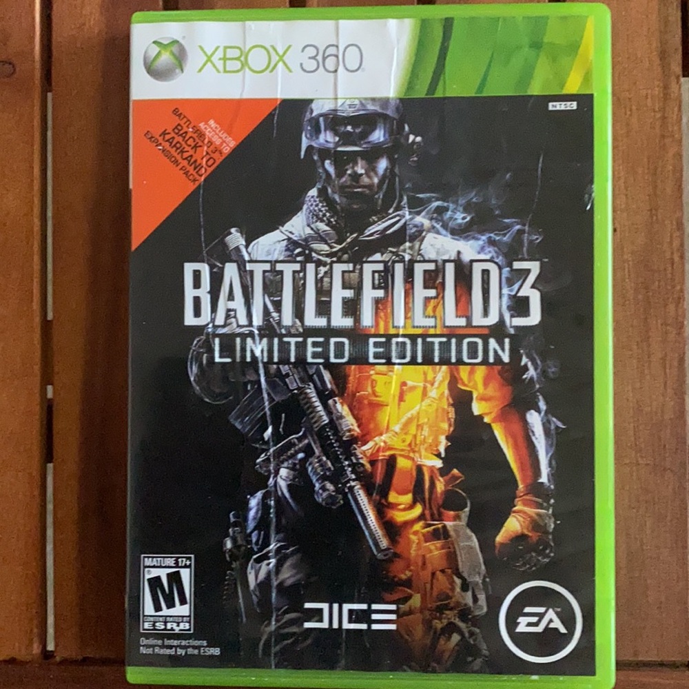XBOX 360 BATTLEFIELD 3LIMITED EDITION